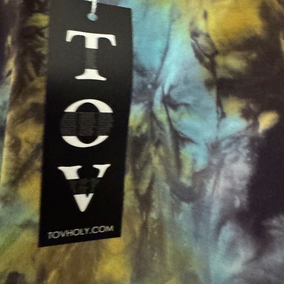 TOV | Tie Dye Ladder Sleeve Top NWT - Picture 5 of 7